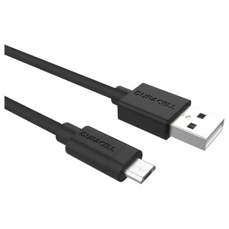 Duracell Sync/Charge-kaapeli 2 Metre musta
