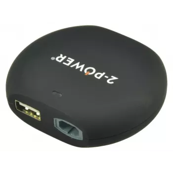 2-Power 12V auto-laturi 15-20V 90W + 2,1A USB, 15 V, musta, 54 mm, 67 mm, 18 mm, 194 g