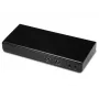 2-Power USB 3.0 Dual Display telakointiasema, telakointi, 3,5 mm, USB Type-A, USB Type-B, 10,100,1000 Mbit/s, musta, 5 Gbit/s