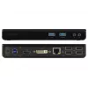 2-Power USB 3.0 Dual Display telakointiasema, telakointi, 3,5 mm, USB Type-A, USB Type-B, 10,100,1000 Mbit/s, musta, 5 Gbit/s
