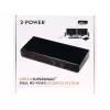 2-Power USB 3.0 Dual Display telakointiasema, telakointi, 3,5 mm, USB Type-A, USB Type-B, 10,100,1000 Mbit/s, musta, 5 Gbit/s