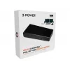 2-Power USB 3.0 Dual Display telakointiasema, telakointi, 3,5 mm, USB Type-A, USB Type-B, 10,100,1000 Mbit/s, musta, 5 Gbit/s