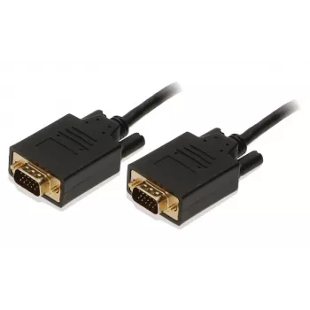 2-Power CAB0050A VGA-kaapeli 2 m VGA (D-Sub) musta