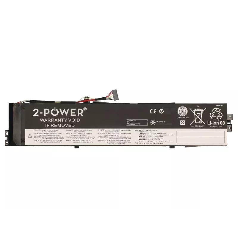 2-Power 14,8 V 3100 mAh Li-Polymer kannettavan akku, akku