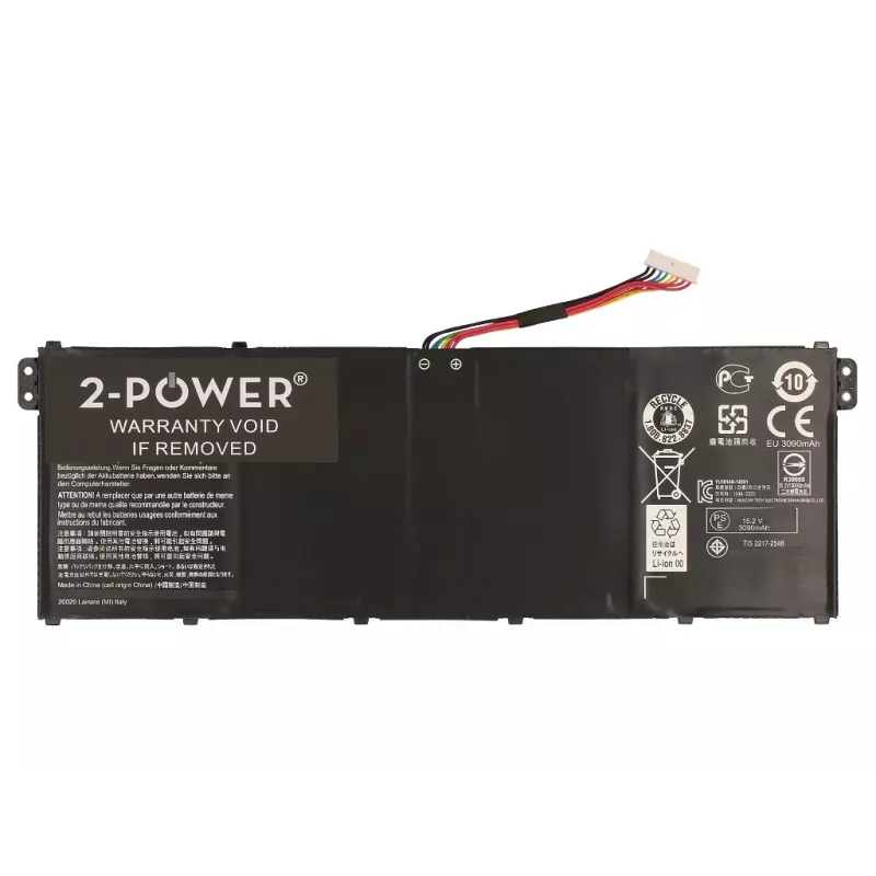 2-Power 15,2 V 3220 mAh Li-Polymer kannettavan akku, akku