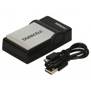 Duracell digitaalikamera-akun laturi, USB, laturi sisäkäyttöön, Canon NB-4L, NB-5L, musta, 5 V, 5 V