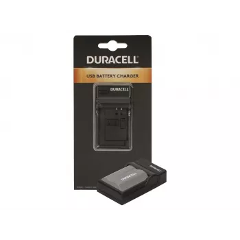 Duracell digikameran akkulaturi, USB, sisäkäyttöön, Nikon EN-EL3e, FujiFilm NP-150, musta, 5 V, 5 V