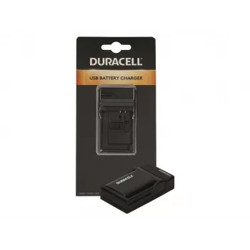 Duracell digikameran laturi, USB, sisäakun laturi, Panasonic DMW-BLF19, musta, 5 V, 5 V