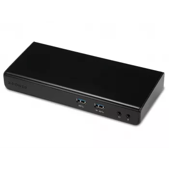 2-Power DOC0110A kannettavan telakointiasema/porttireplikaattori langallinen USB 3.2 Gen 1 (3.1 Gen 1) Type-B musta