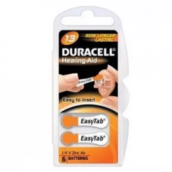 Duracell DA13 kotitalousparisto kertakäyttöparisto sinkki-ilma