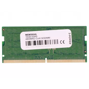 2-Power MEM5904A muistimoduuli 16 GB 1 x 16 GB DDR5 262-Pin SO-DIMM