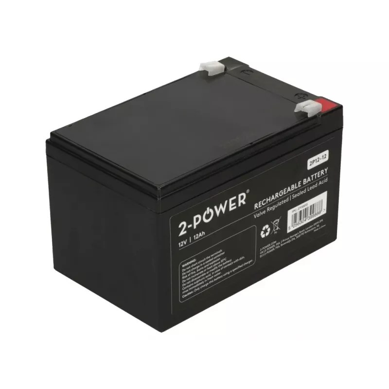 2-Power 2P12-12 UPS-akku 12 V