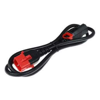 ACT Powercord C13 IEC Lock+ - C14 IEC Lock Dual Locking musta 2 m, PC3603