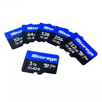 iStorage microSD-kortti 64GB MicroSDXC UHS-III Class 10