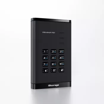 iStorage diskAshur PRO3 SSD 256-Bit 2 TB FIPS 140-3 Level 3, 2 TB, 2,5 tuuman, USB Type-A / USB Type-C, 3.2 Gen 1 (3.1 Gen 1), 448 MB/s, musta
