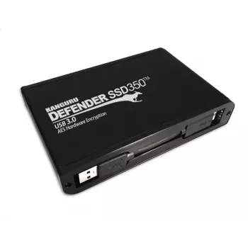 iStorage Kanguru Defender SSD350 2 TB | FIPS 140-2 -sertifioitu | Laitteistosalattu SSD-levy | 2,5 tuuman ulkoinen | SATA (SATA/600) | TAA-yhteensopiva