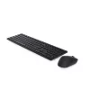 DELL Pro näppäimistö ja hiiri - KM5221W - Pan-Nordic (QWERTY) - musta