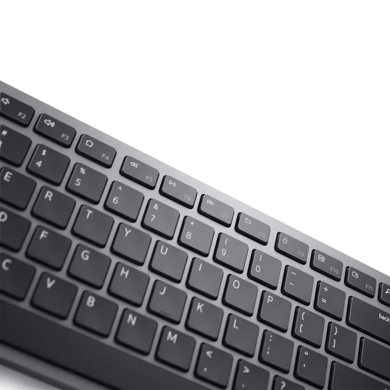 DELL Pro Plus näppäimistö – KB700 – belgia (AZERTY), täysikokoinen (100%), langaton, RF Wireless + Bluetooth, AZERTY, harmaa