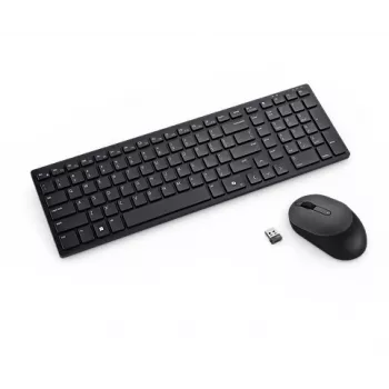 DELL Pro Compact Silent -näppäimistö ja hiiri - KM555 - Pan-Nordic (QWERTY)