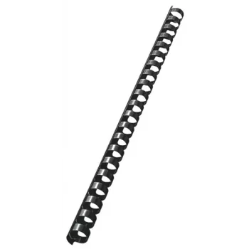 Leitz muoviset sidontakammat, 14 mm, musta, 100 kpl (37580)