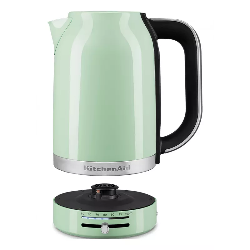 KitchenAid 5KEK1701EPT vedenkeitin 1,7 l 2400 W musta, vihreä, ruostumaton teräs
