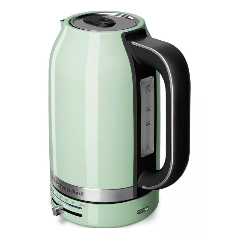 KitchenAid 5KEK1701EPT vedenkeitin 1,7 l 2400 W musta, vihreä, ruostumaton teräs