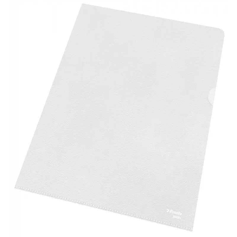 Esselte kansio 120my A4, A4, polyvinyylikloridi (PVC), läpinäkyvä, 220 mm, 307 mm, 1 mm