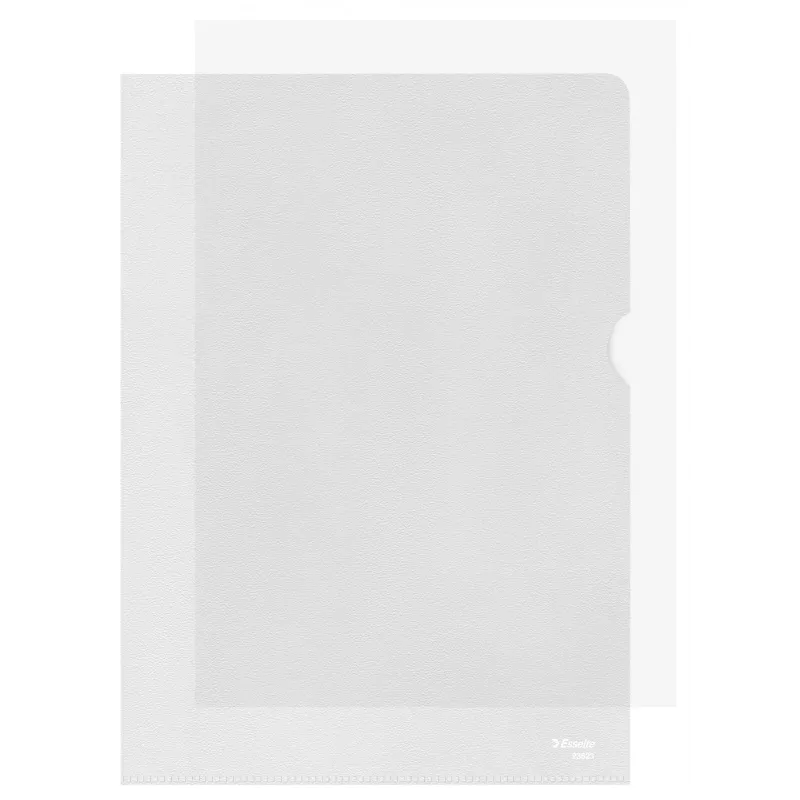 Esselte kansio 120my A4, A4, polyvinyylikloridi (PVC), läpinäkyvä, 220 mm, 307 mm, 1 mm