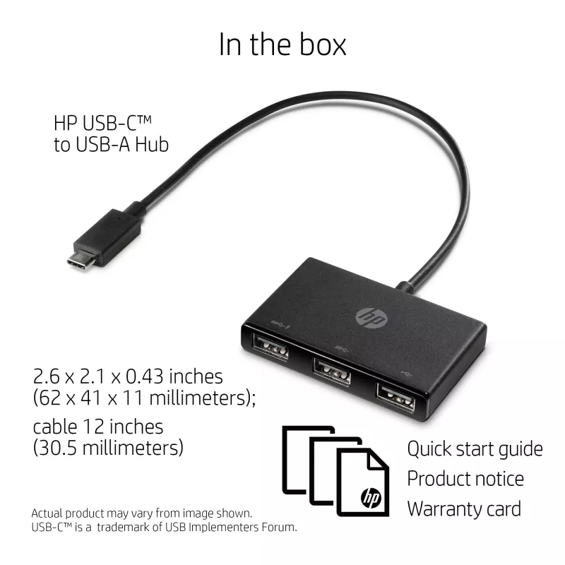 HP USB-C-USB-A-keskitin