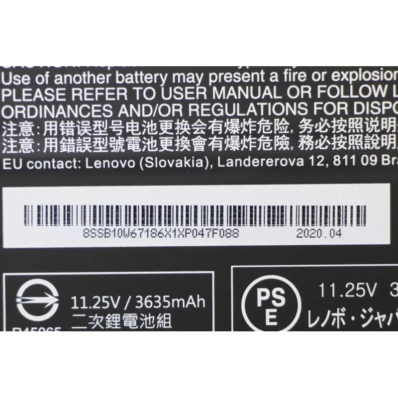 Lenovo 5B10W67369 kannettavan tietokoneen varaosa akku