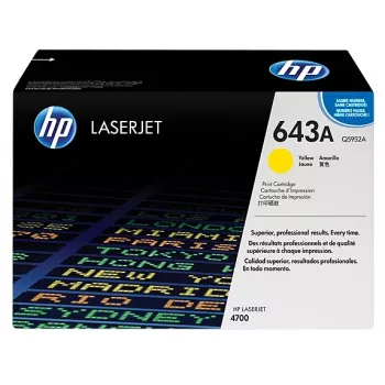 HP 643A värikasetti alkuperäinen keltainen