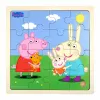 Barbo Toys 9033 palapeli puupalapeli 16-osainen piirretyt
