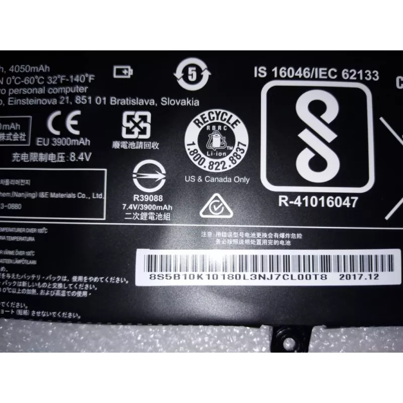 Lenovo 5B10K10180 kannettavan tietokoneen varaosa akku