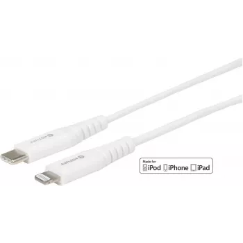 eSTUFF ES602101 Lightning-kaapeli 1 m valkoinen