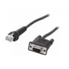 Zebra CBA-RF5-S07ZAR sarjakaapeli musta 0,82296 m DB-9 RJ-45