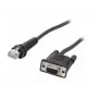 Zebra CBA-RF5-S07ZAR sarjakaapeli musta 0,82296 m DB-9 RJ-45