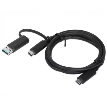 Lenovo 03X7470 USB-kaapeli 1 m USB A/USB C USB C musta