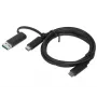 Lenovo 03X7470 USB-kaapeli 1 m USB A/USB C USB C musta