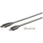eSTUFF ES602160 Lightning-kaapeli 1 m ruostumaton teräs