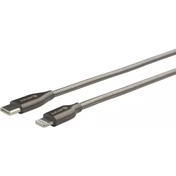 eSTUFF ES602160 Lightning-kaapeli 1 m ruostumaton teräs