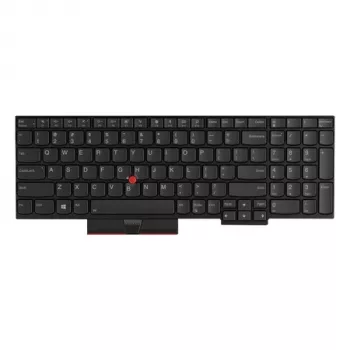 Näppäimistö Lenovo ThinkPad T580/P52s — 01HX288 US International, taustavalaistu, musta
