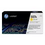 HP 507A keltainen alkuperäinen LaserJet-värikasetti, 6000 sivua, keltainen, 1 kpl