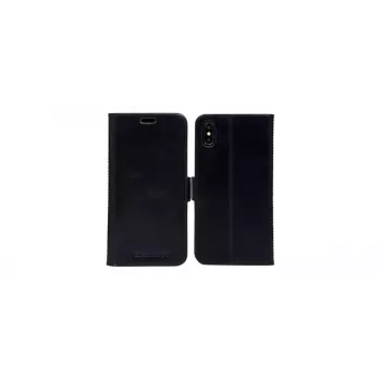 Folio-kotelo dbramante1928 iPhone Xs Max musta pöytäteline