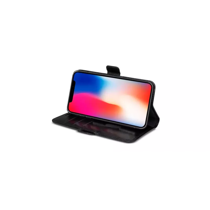 Folio-kotelo dbramante1928 iPhone Xs Max musta pöytäteline