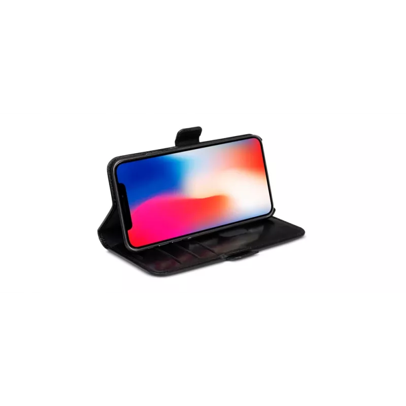 Folio-kotelo dbramante1928 iPhone Xs Max musta pöytäteline