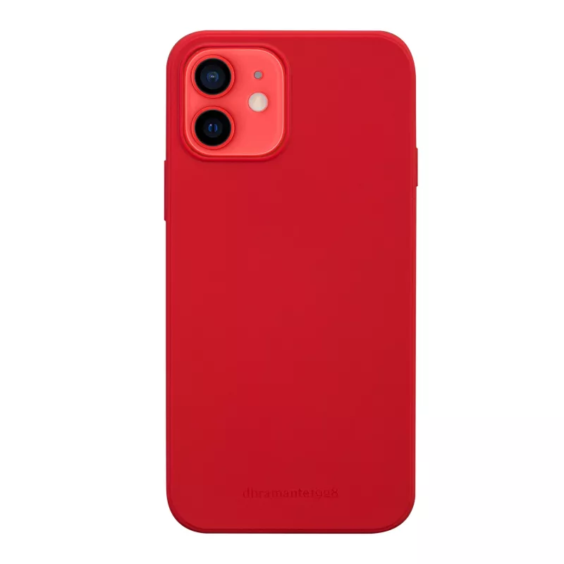 dbramante1928 Greenland nahkakotelo iPhone 12 mini — punainen, sopii 5,4 tuuman näytölle