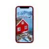dbramante1928 Greenland nahkakotelo iPhone 12 mini — punainen, sopii 5,4 tuuman näytölle