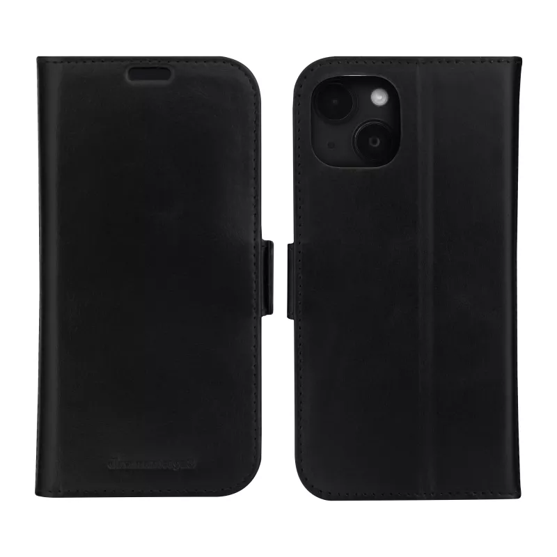 dbramante1928 Copenhagen foliokotelo iPhone 15 Plus – musta, 3 korttipaikkaa