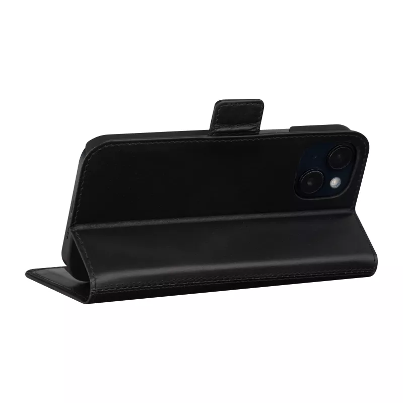 dbramante1928 Copenhagen foliokotelo iPhone 15 Plus – musta, 3 korttipaikkaa