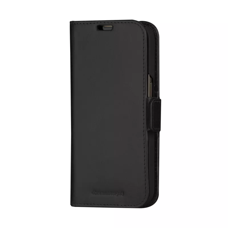 dbramante1928 Copenhagen foliokotelo iPhone 15 Plus – musta, 3 korttipaikkaa